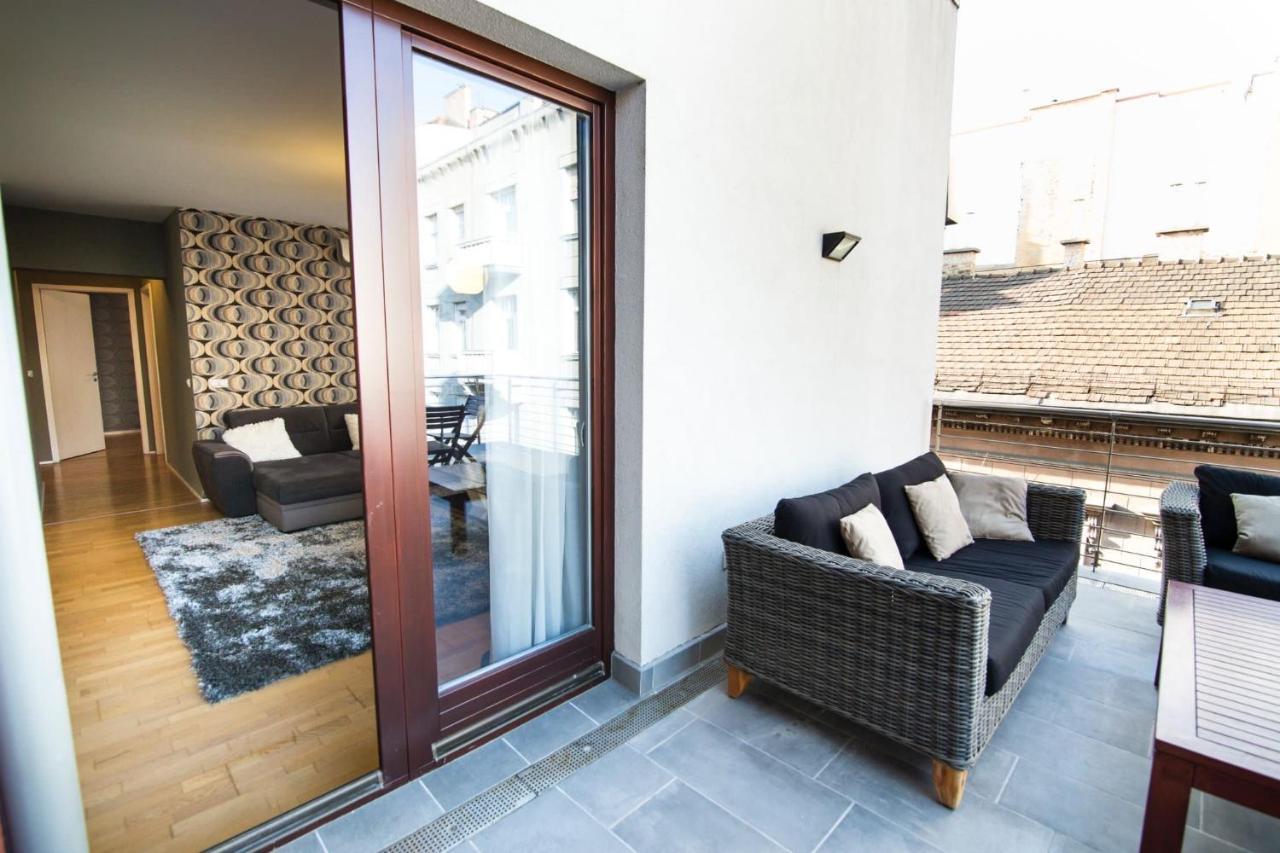 בודפשט Paulay Free Parking Luxury Design Apartman With Terazze מראה חיצוני תמונה